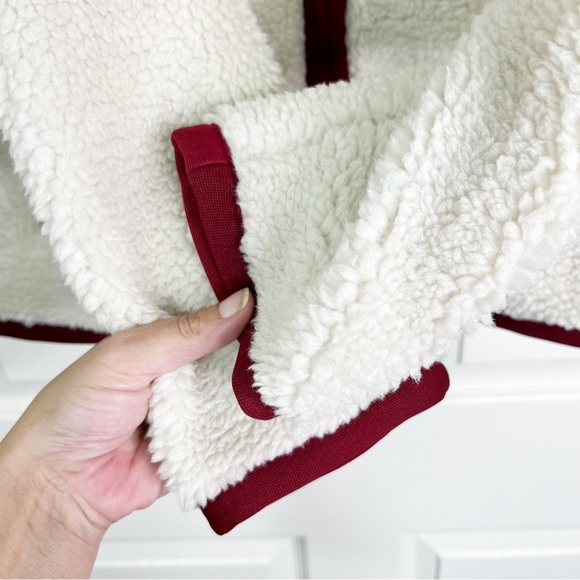 NWT GAS Eppie Teddy Ecofur Full Zip High Neck Jacket Ivory Men’s ? Size 40 - Picture 7 of 12